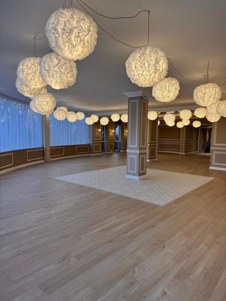 Salle perle décorée
